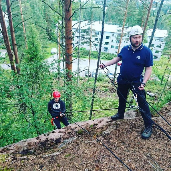 kalliolaskeutuminen paintball jyväskylä